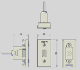 USB A Module - Fly Lead - Dimensions